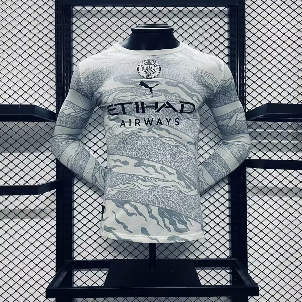 Manchester City Authentic Dragon Special Edition Long Sleeve Football Jersey Shirt 2024/25 - sinoshirt