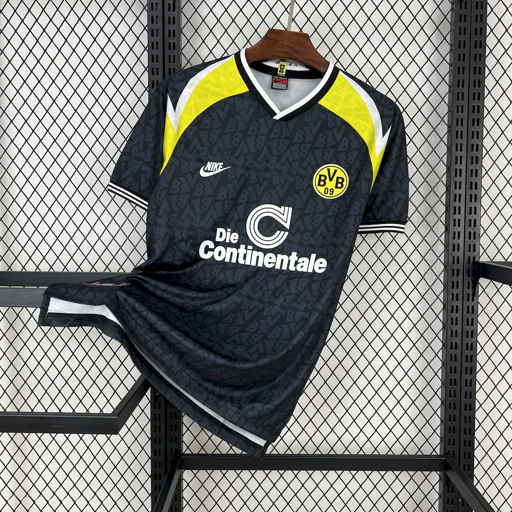 Borussia Dortmund Retro Jersey Away Soccer Shirt 1995/96 - sinoshirt