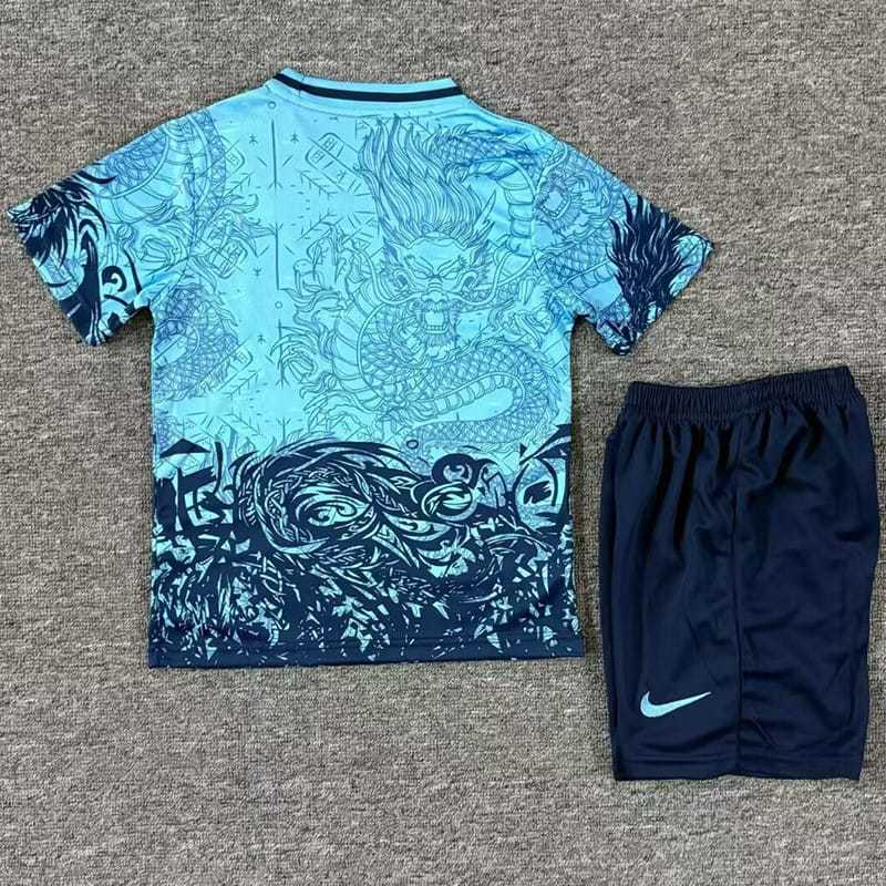 Barcelona Dragon Special Edition Soccer Kids Kit Jersey+Shorts 2025/26 - sinoshirt