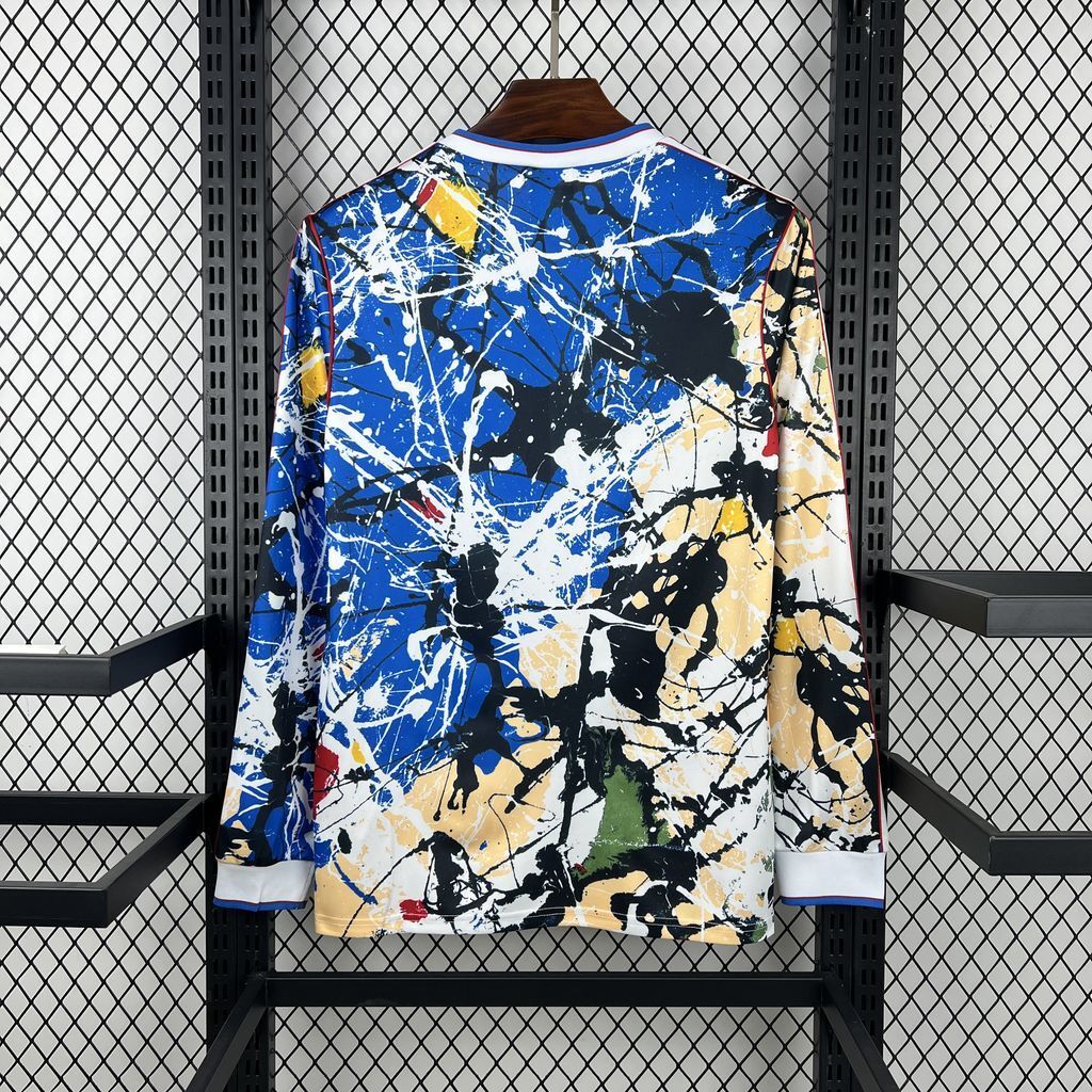 Manchester United Football Jersey x Stone Roses Long Sleeve Custom Shirt 2025/26 - sinoshirt