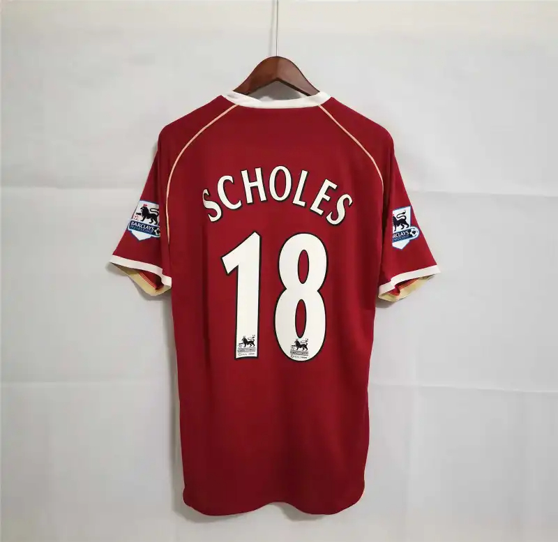 Manchester United Retro Home Football Jersey Shirt 2006/07 - sinoshirt
