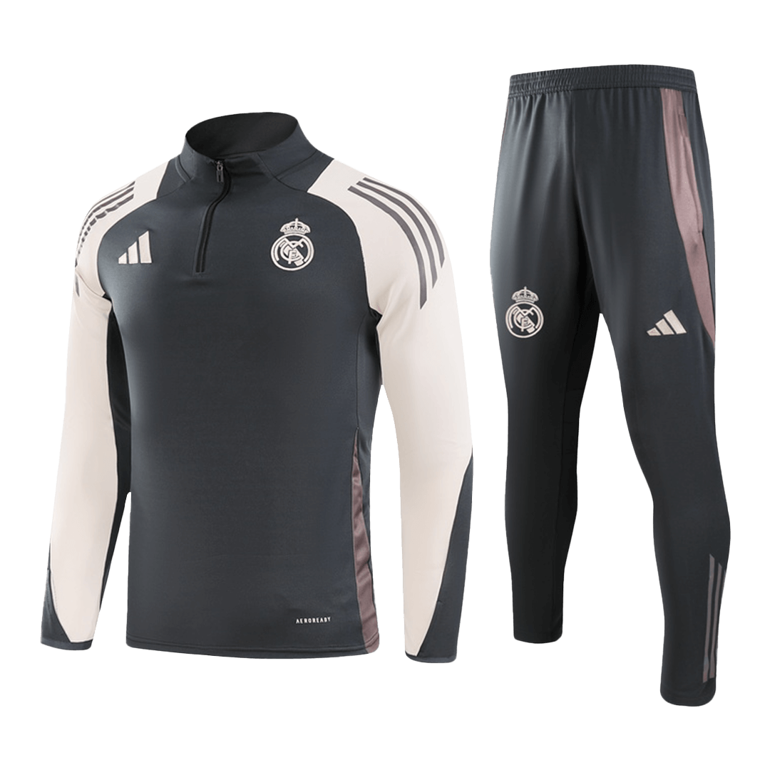 Real Madrid Zipper Sweat Kit (Top+Pants) 2024/25 - sinoshirt