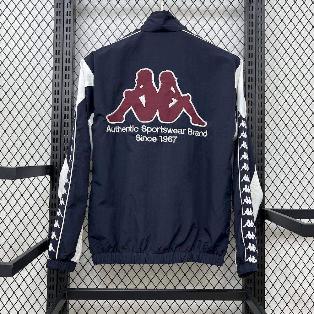 Barcelona Retro Windbreaker Jacket Black 2025/26 - sinoshirt