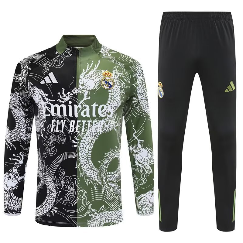 Real Madrid Training Kit (Sweatshirt+Pants) Dragon 2025/26 - sinoshirt