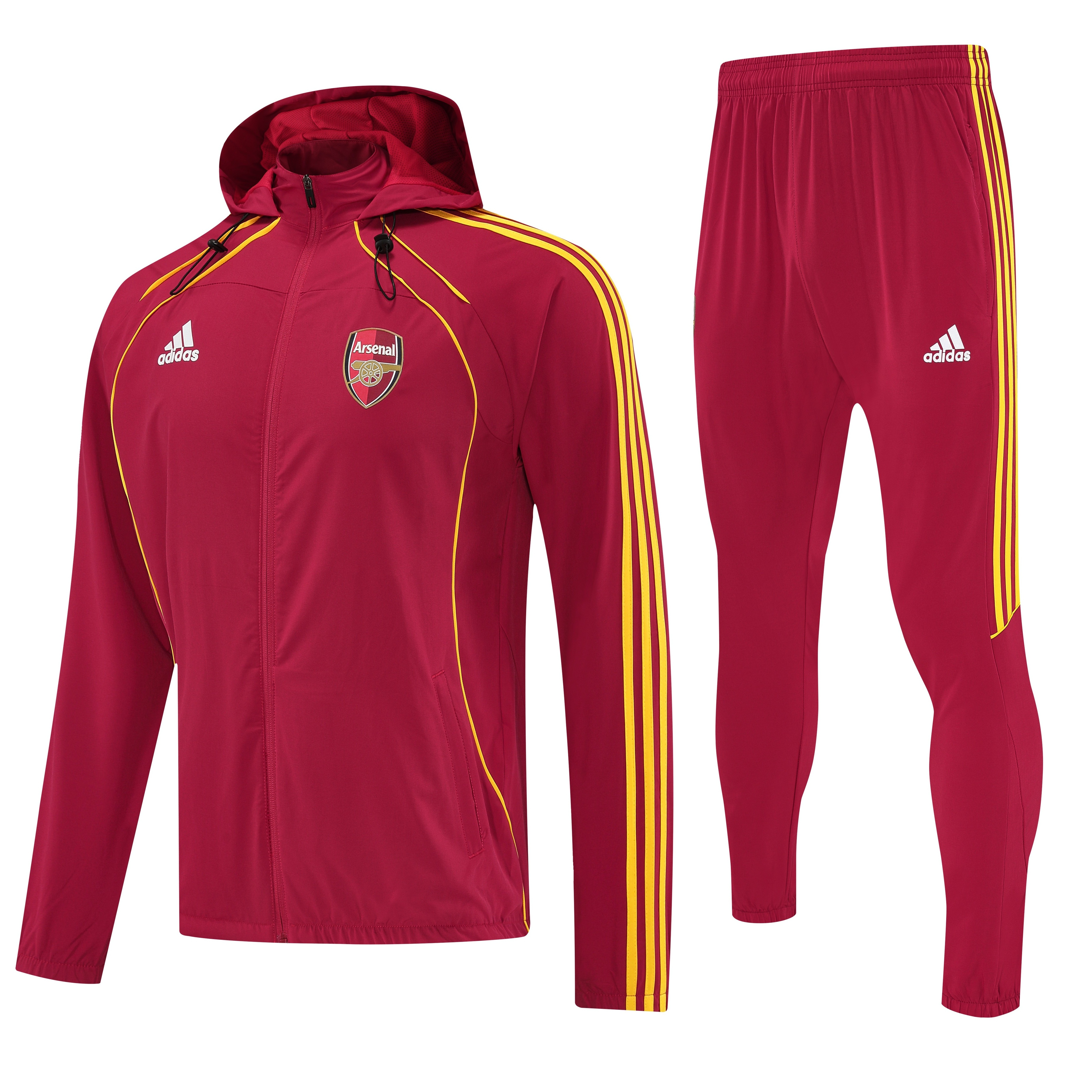 Arsenal UPB Hoodie Training Kit (Jacket+Pants) Red 2025/26 - sinoshirt