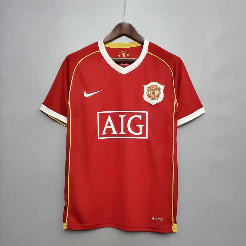 Manchester United Retro Home Football Jersey Shirt 2006/07 - sinoshirt
