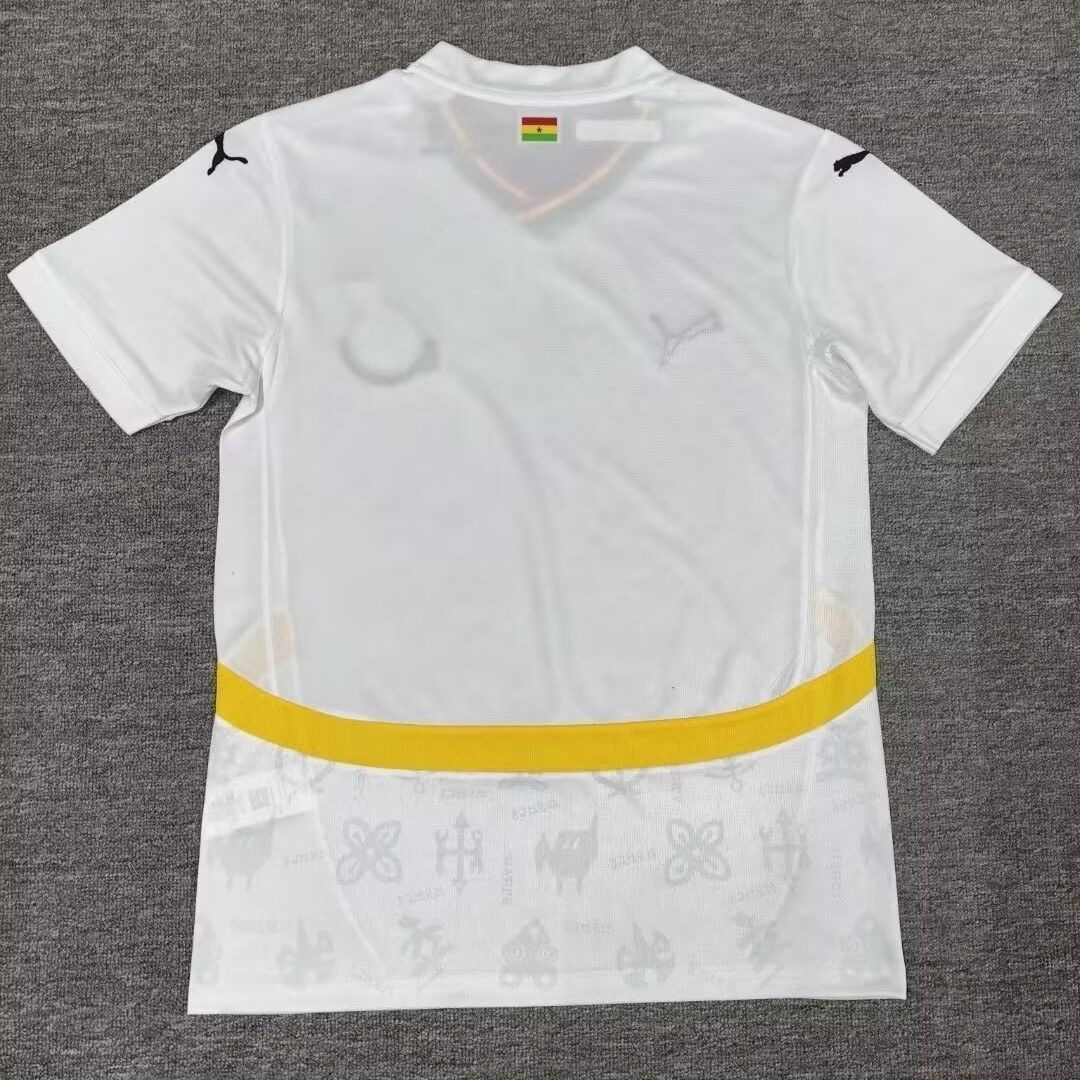Ghana Soccer Jersey Home Custom Shirt World Cup 2024-25 - sinoshirt