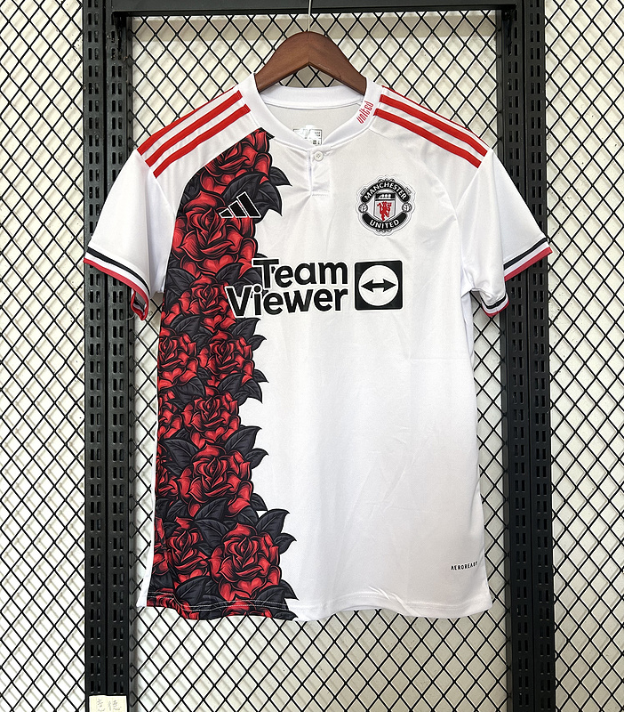 Manchester United Red & White Special Edition Football Jersey Shirt 2025/26 - sinoshirt