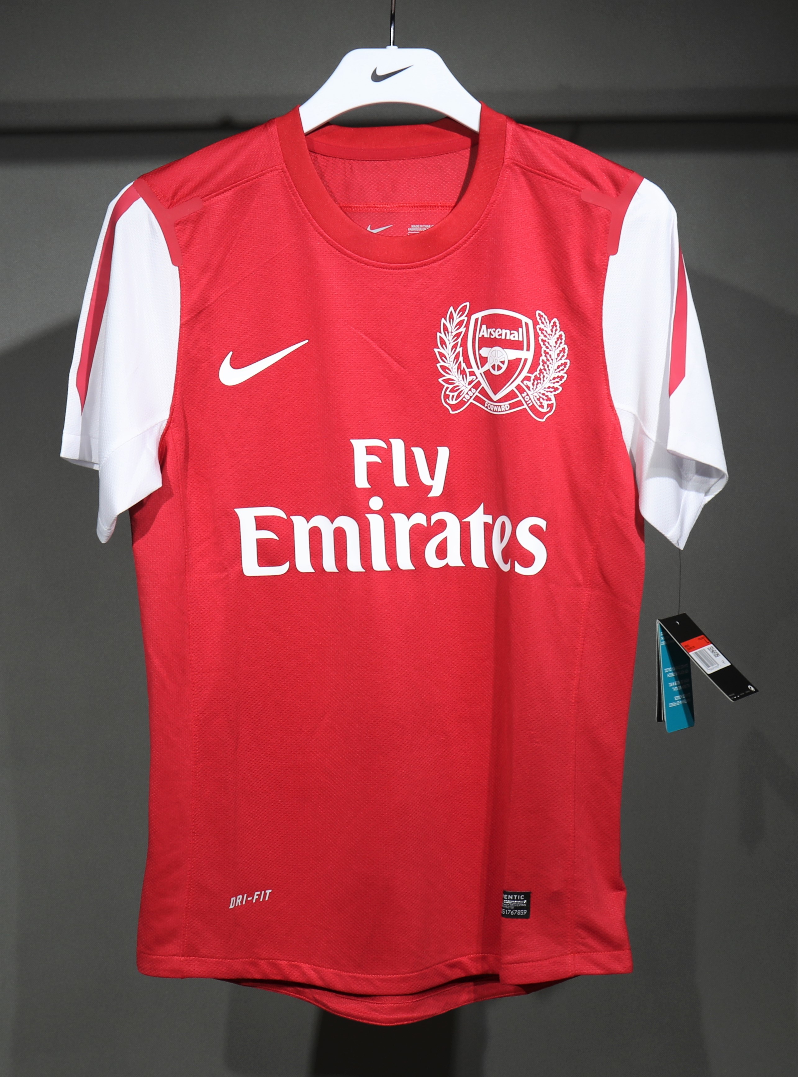 Arsenal Authentic Soccer Retro Jersey Home Shirt 2011-12 - sinoshirt