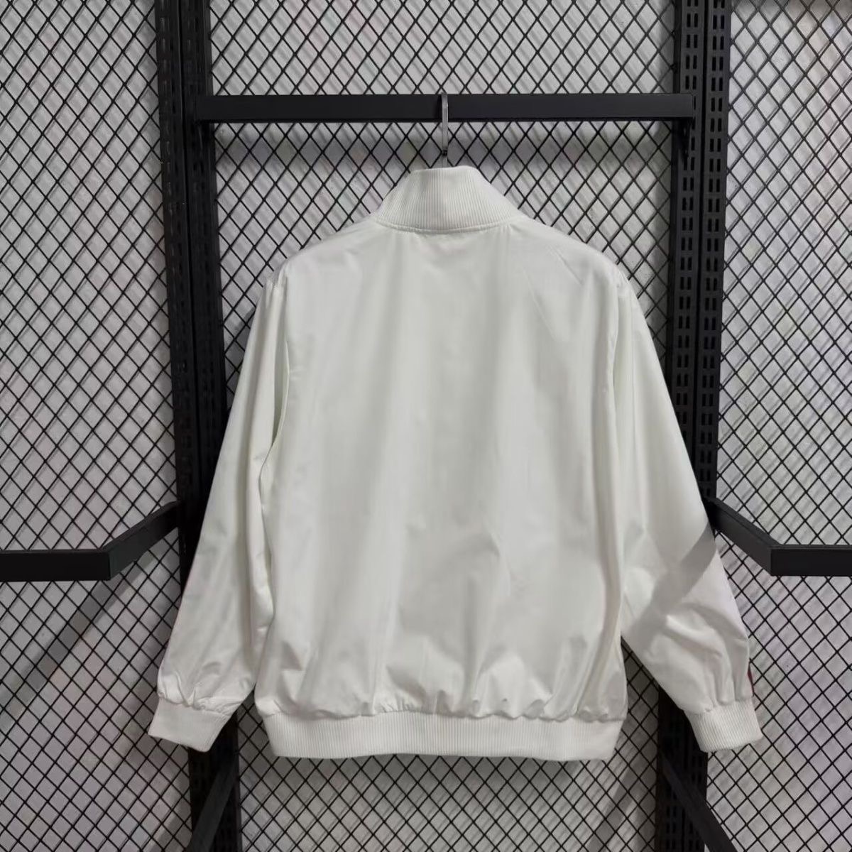 AC Milan Retro Windbreaker Jacket White&Red 2017/18 - sinoshirt