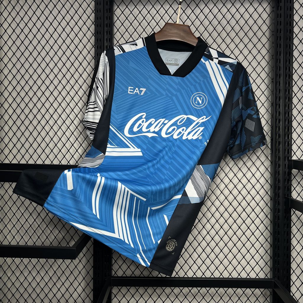 Napoli Soccer Jersey Pre-Match Custom Shirt 2024/25 - sinoshirt