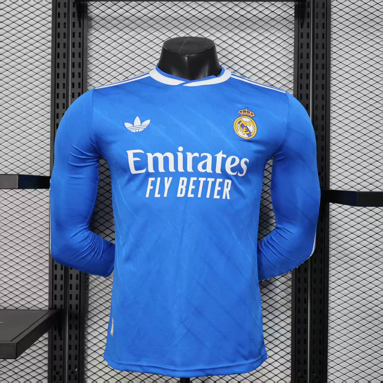Real Madrid Authentic Soccer Jersey Third Away Long Sleeve Shirt 2025/26 - sinoshirt