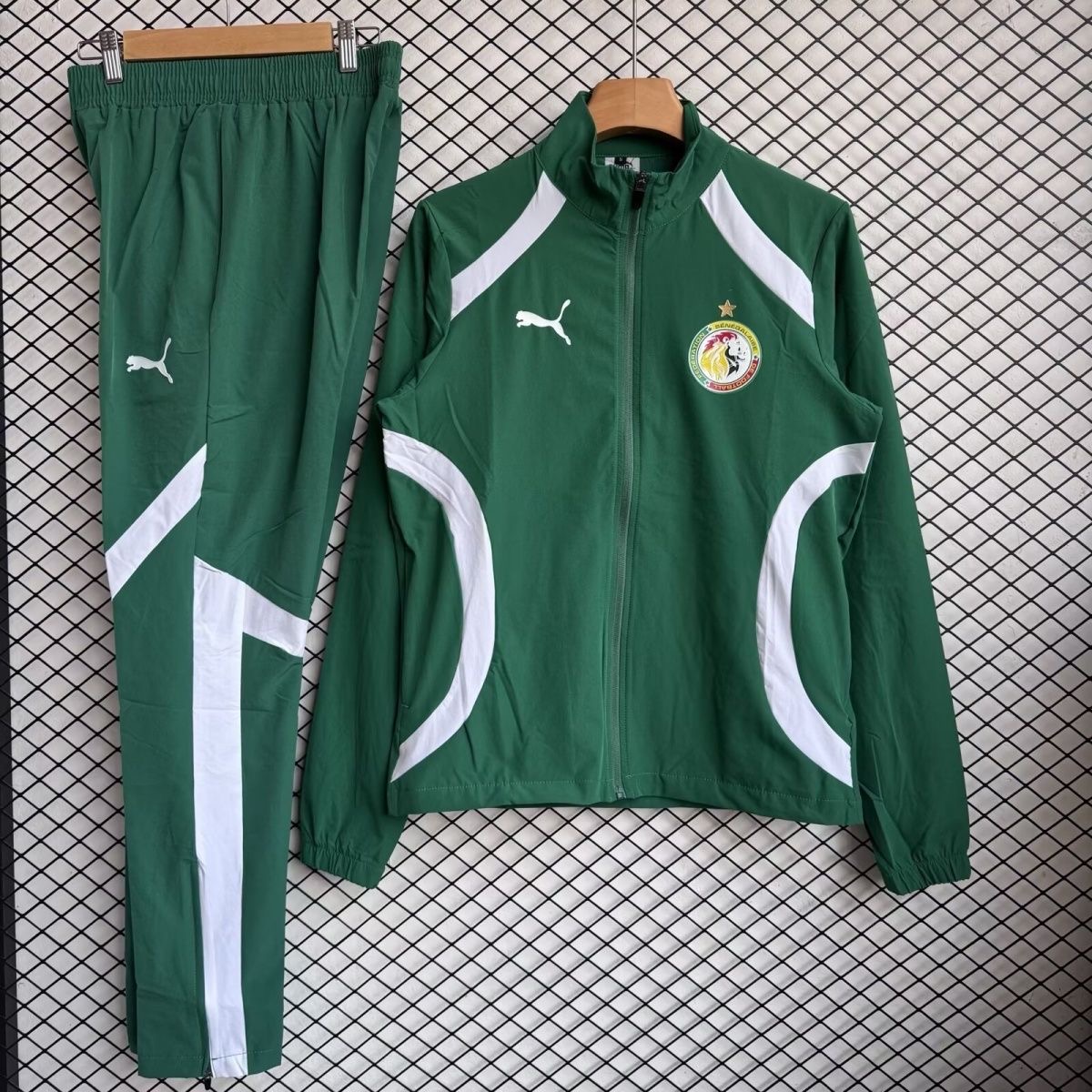 Senegal Windbreaker With Pants Green World Cup 2026 - sinoshirt
