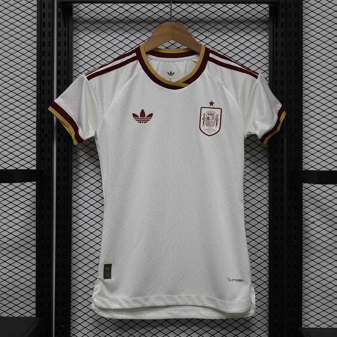 Spain Authentic Football Jersey Women's Away Shirt World Cup 2026 - Player Version - sinoshirt