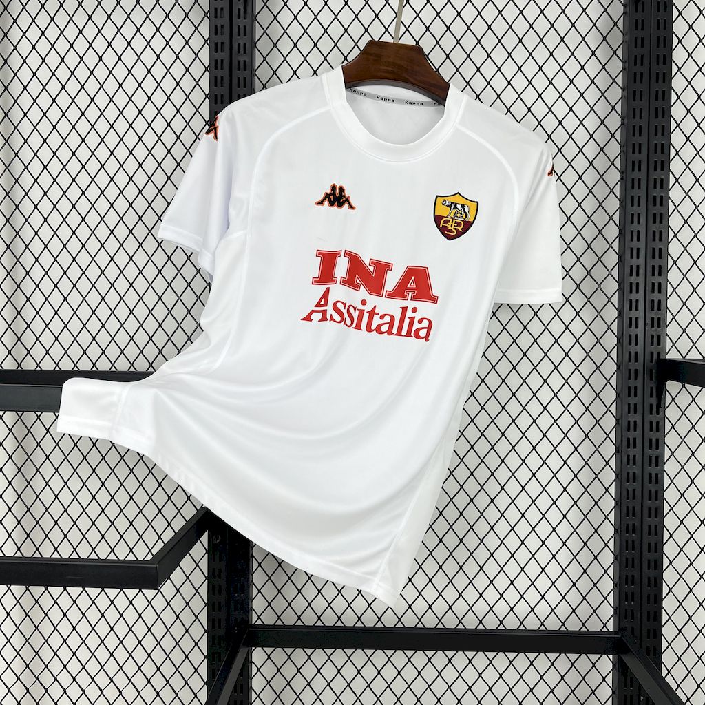 Roma Retro Soccer Jersey Away Custom Shirt 2000/01 - sinoshirt