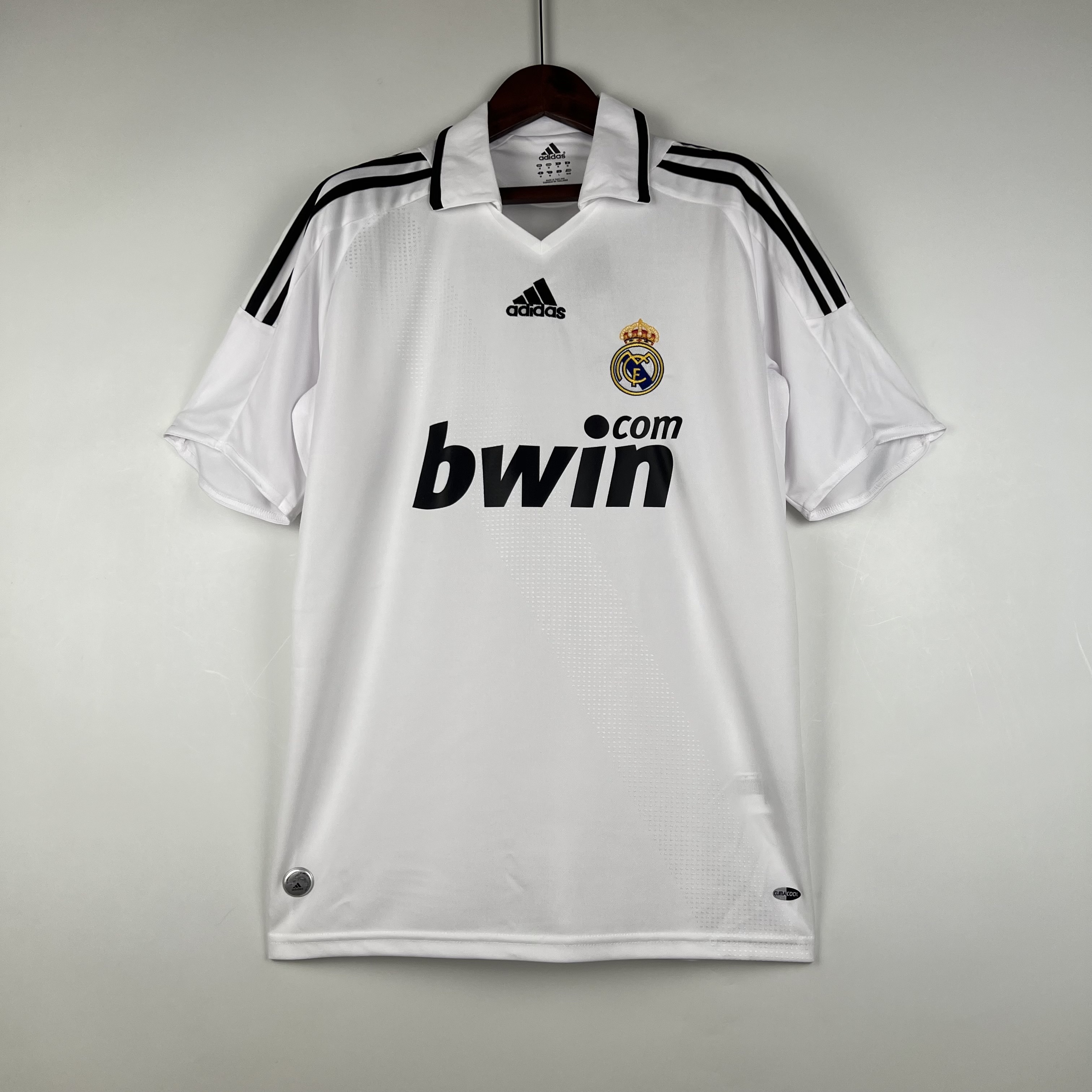 Real Madrid Retro Jersey Home Custom Soccer Shirt 2008/09 - sinoshirt