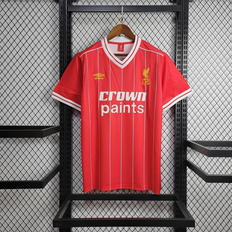 Liverpool Retro Football Jersey Home Custom Shirt 1981-84 - sinoshirt