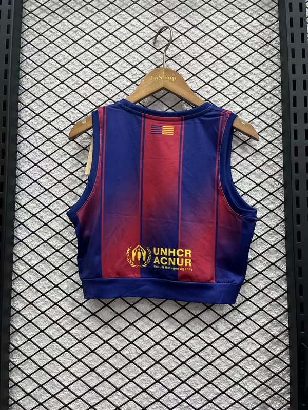 Barcelona Home Women's Vest Soccer Jersey 2025/26 - sinoshirt