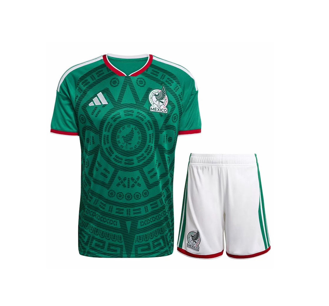 Mexico Soccer Jersey Home Kit Jersey+Shorts World Cup 2026 - sinoshirt
