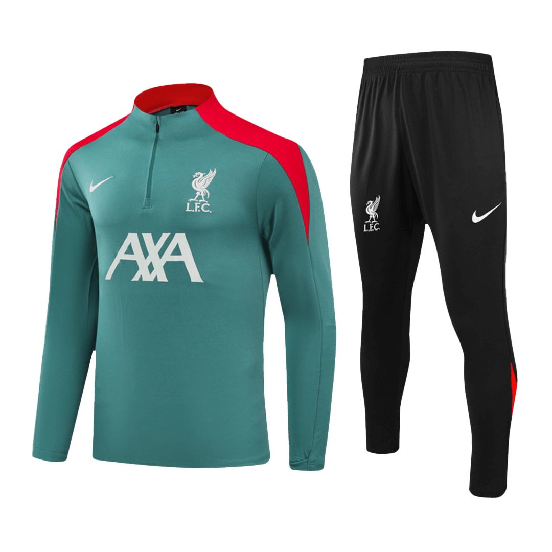 Kids Liverpool Zipper Sweat Kit(Top+Pants) 2024/25 - sinoshirt