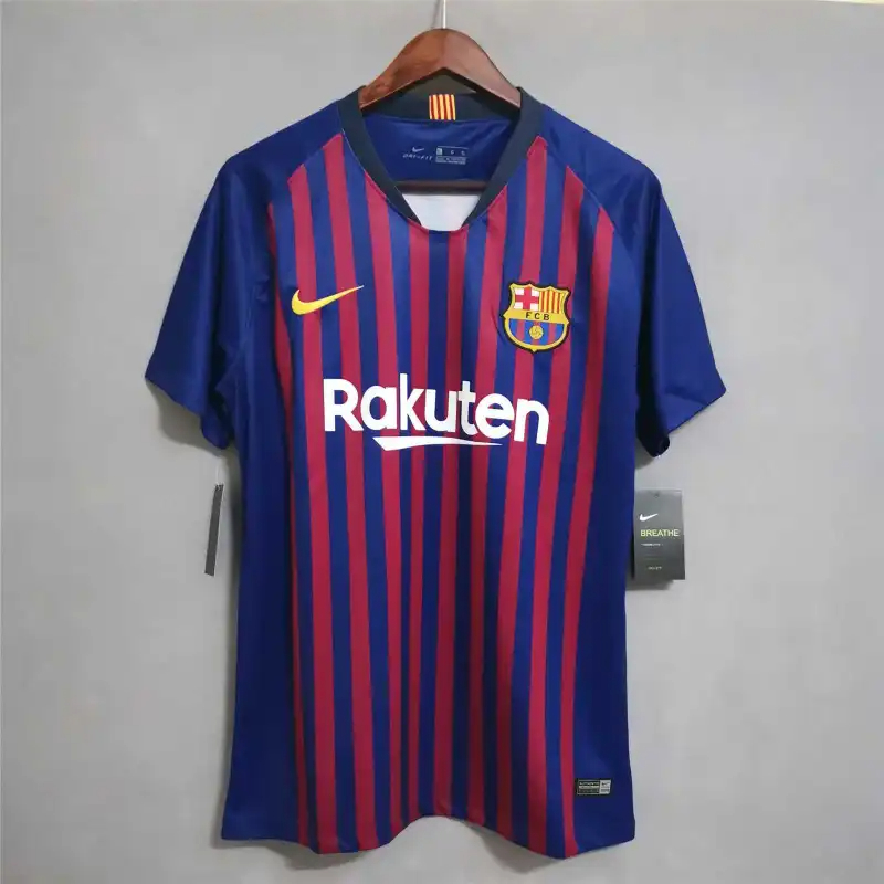 Barcelona Retro Jersey Home Soccer Shirt 2018-19 - sinoshirt