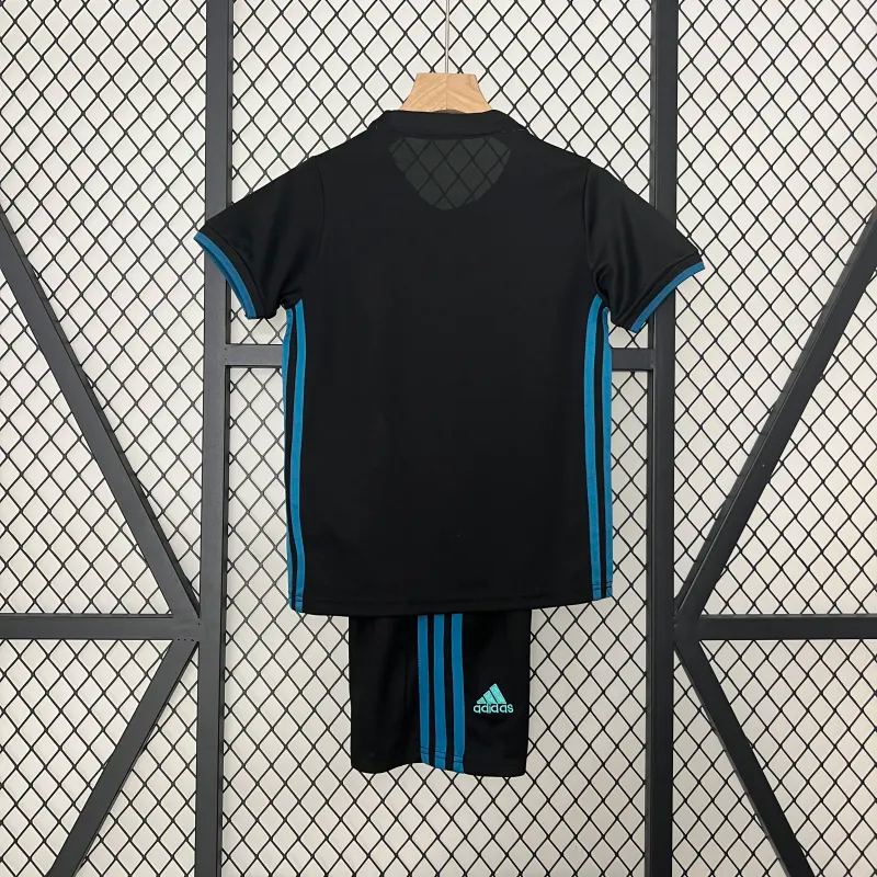 Real Madrid Retro Jersey Away Kids Kit Jersey+Shorts 2017/18 - sinoshirt
