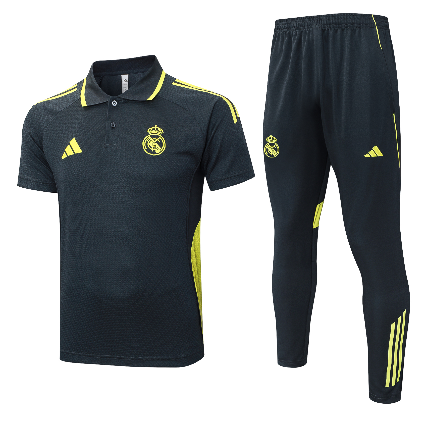 Real Madrid Training Kit (Polo+Pants) Gray 2025/26 - sinoshirt