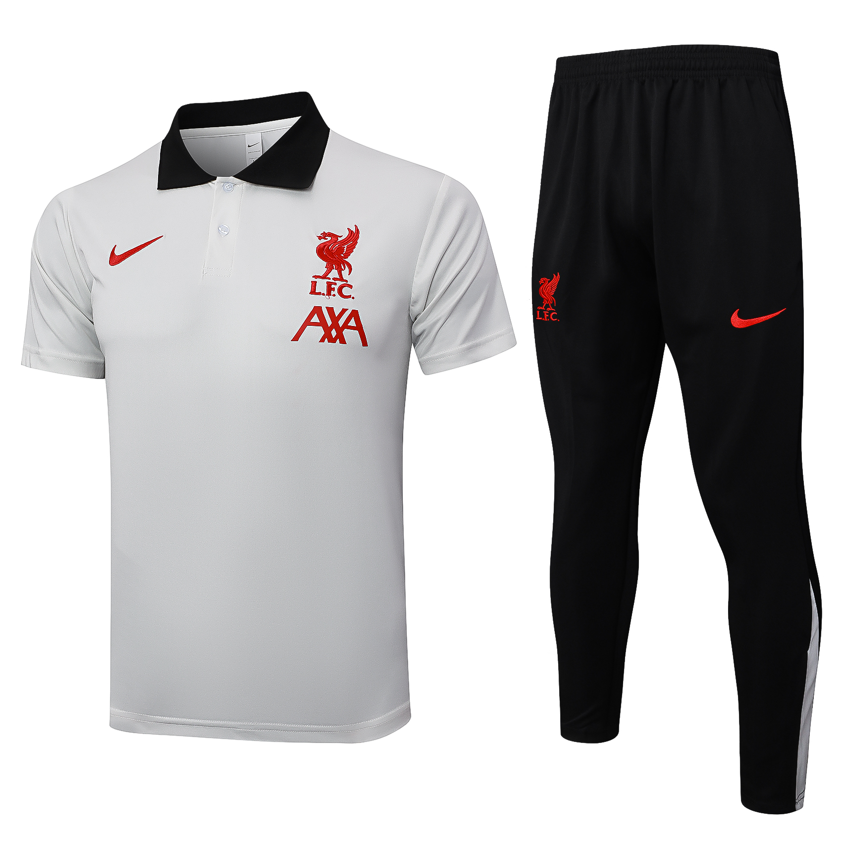 Liverpool Training Kit (Polo+Pants) White 2025/26 - sinoshirt