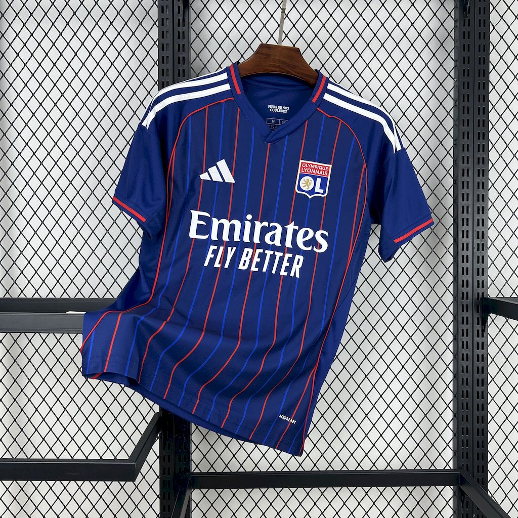 Olympique Lyonnais Soccer Jersey Away Custom Shirt 2025-26 - sinoshirt
