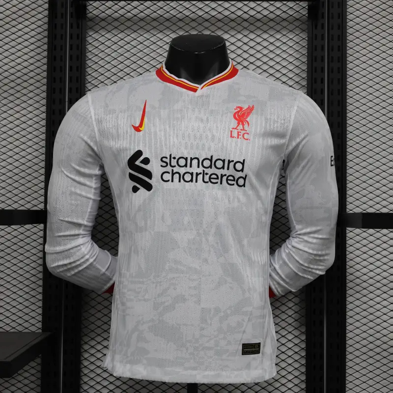 Liverpool Authentic Football Jersey Third Away Long Sleeve Shirt 2024/25 - sinoshirt