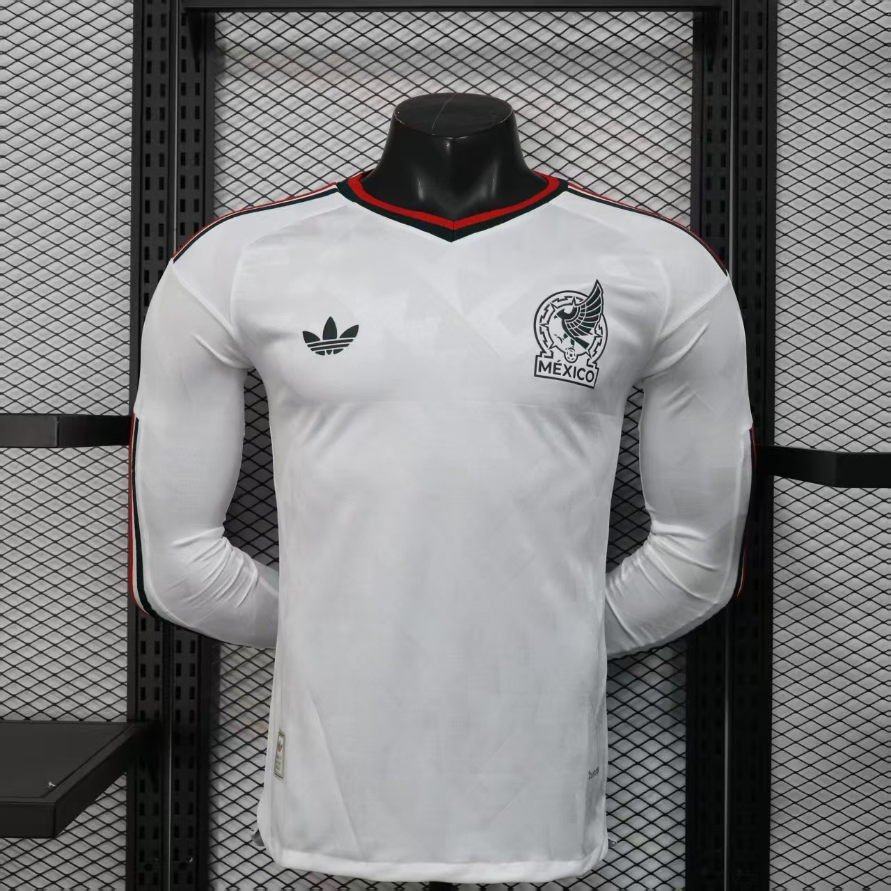 Mexico Authentic Away Long Sleeve Kit Soccer Jersey World Cup 2026 - sinoshirt