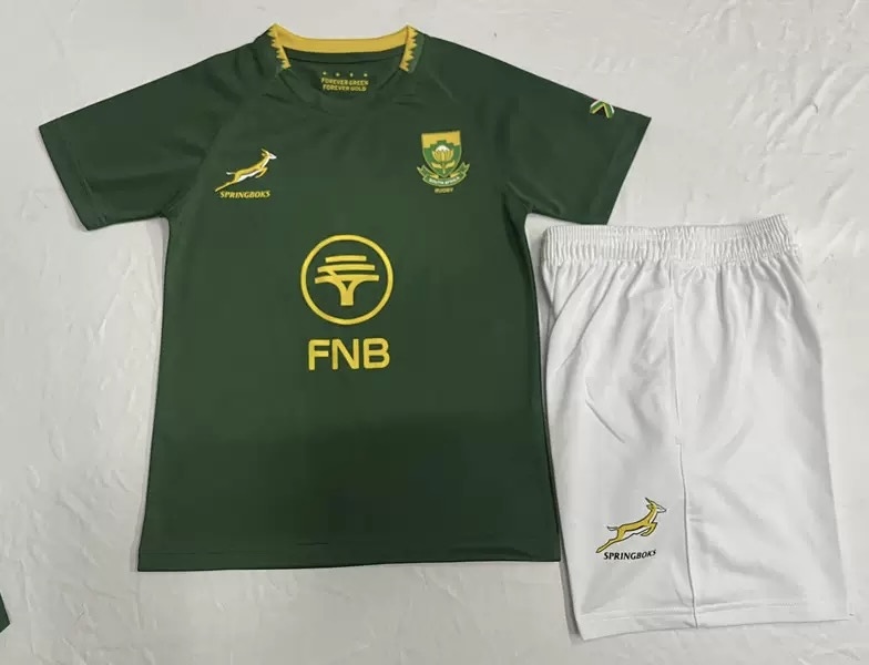 South Africa Soccer Jersey Home Kids Kit Jersey+Shorts World Cup 2025-26 - sinoshirt