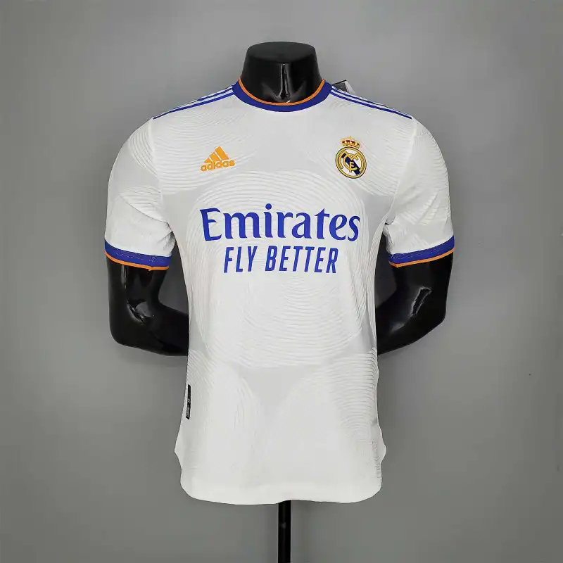 Real Madrid Authentic Retro Jersey Home Soccer Shirt 2021/22 - sinoshirt