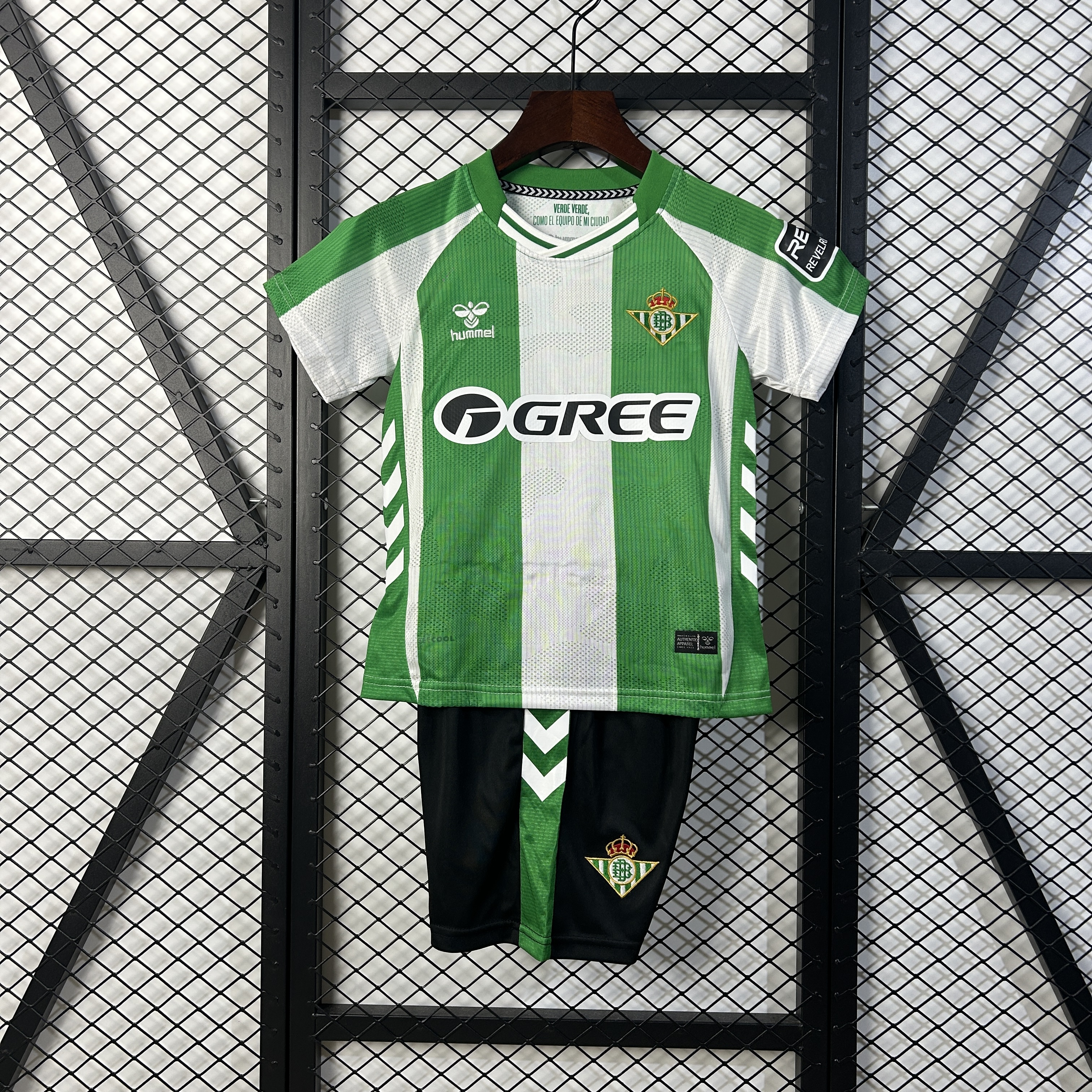 Real Betis Home Kids Kit Jersey+Shorts 2025/26 - sinoshirt