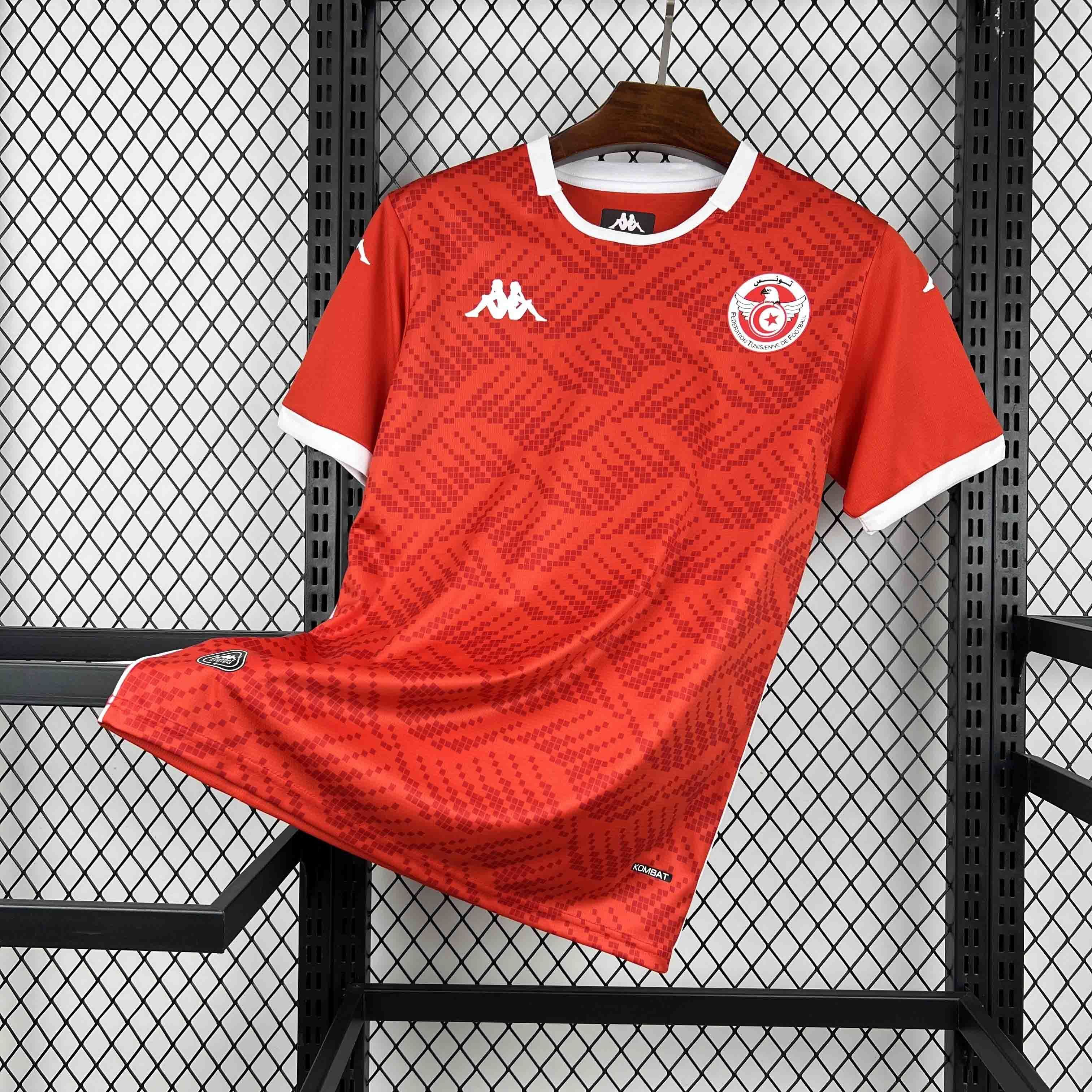 Tunisia Soccer Jersey Home Custom Shirt World Cup 2026 - sinoshirt