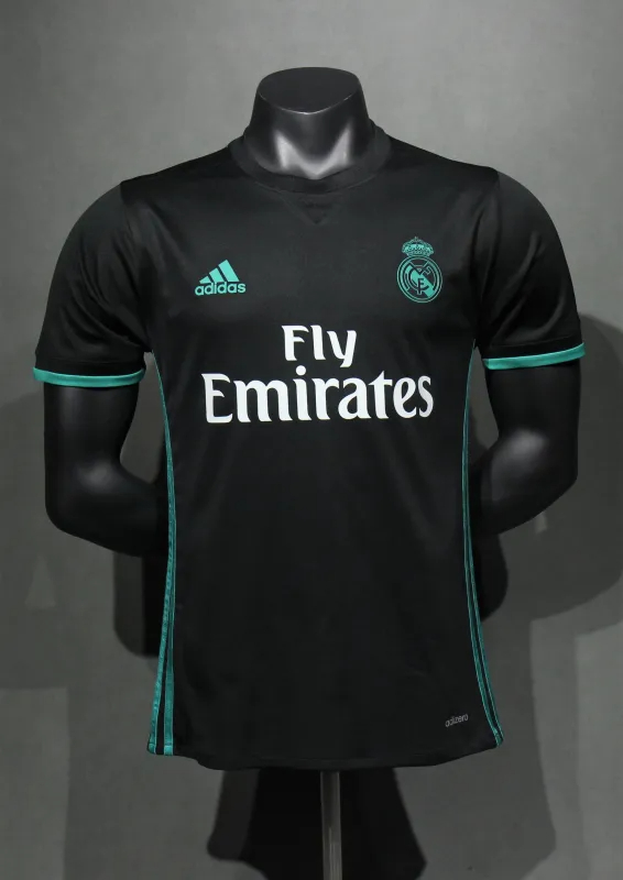 Real Madrid Authentic Retro Jersey Away Soccer Shirt 2017/18 - sinoshirt
