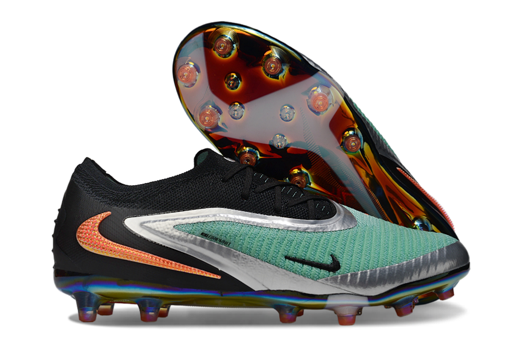N low-top Phantom GX III double-layer waterproof fish silk fully knitted AG football shoes - sinoshirt