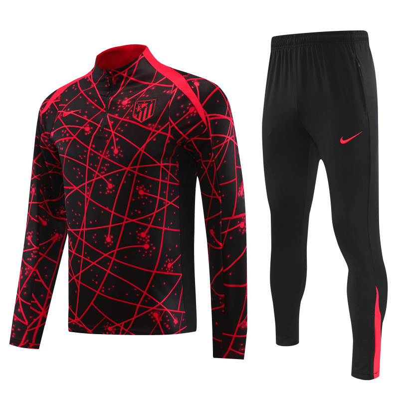 Atletico Madrid Training Kit (Sweatshirt+Pants) Red 2025/26 - sinoshirt