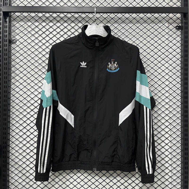 Newcastle United Windbreaker Jacket Black 2025-26 - sinoshirt