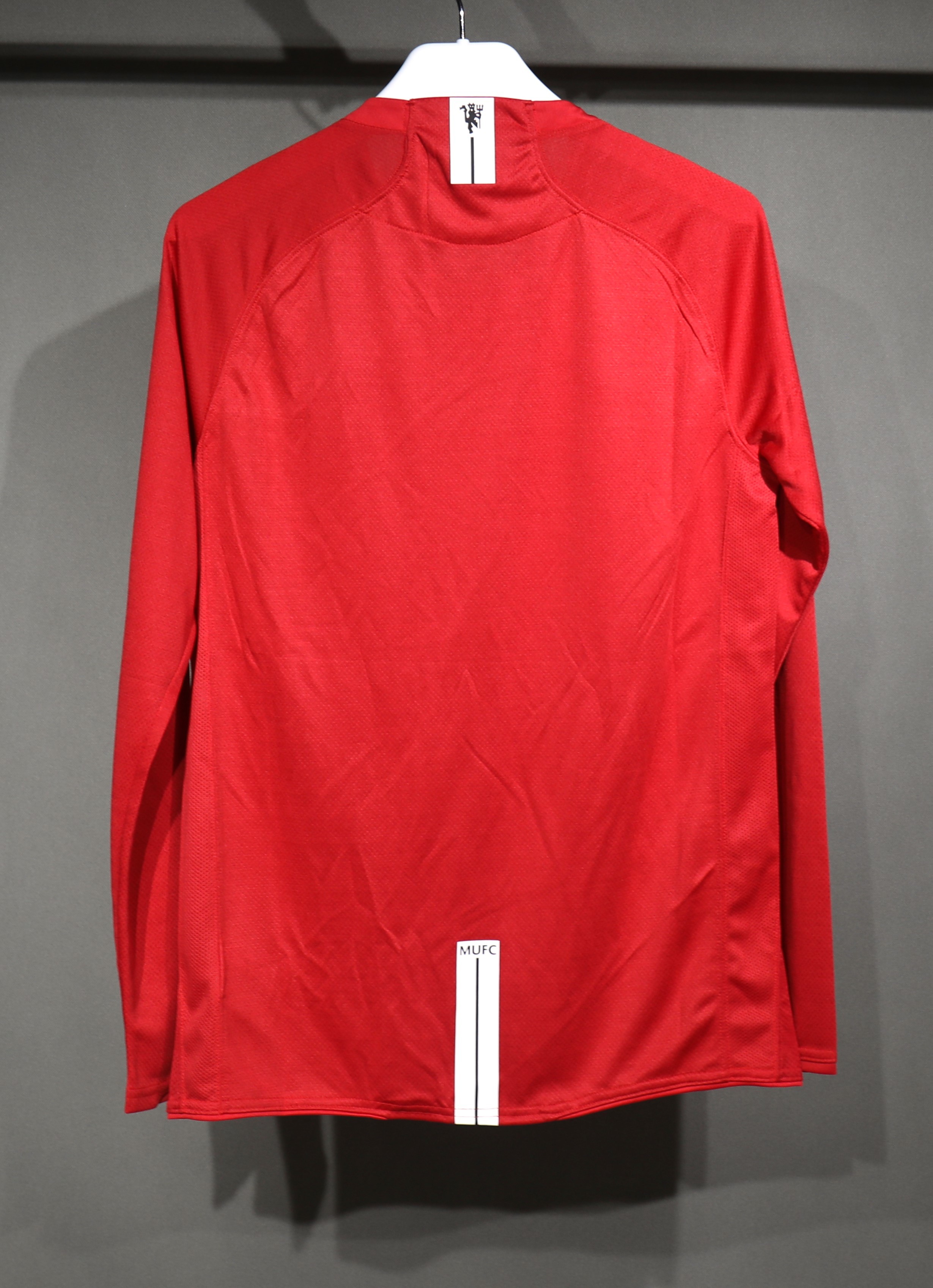 Manchester United Retro Authentic Home Long Sleeve Football Jersey Shirt 2007/08 - sinoshirt