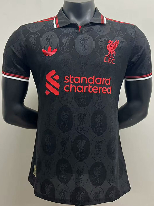 Liverpool Authentic Football Jersey Black Special Edition Shirt 2025/26 - sinoshirt