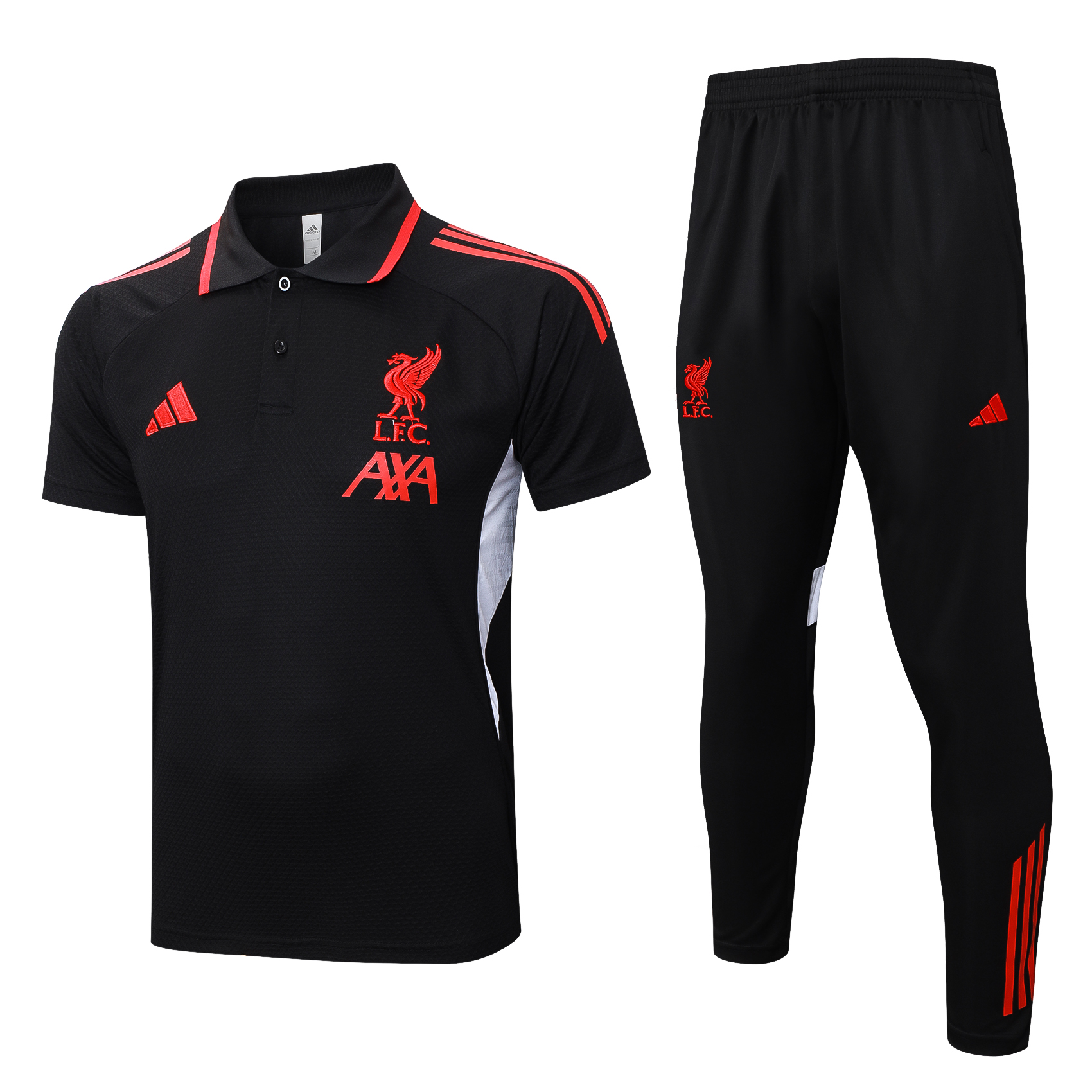 Liverpool Training Kit (Polo+Pants) Black 2025/26 - sinoshirt