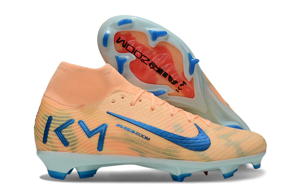 N Air Zoom Mercurial Superfly 10 Elite FG Mbappé Personal Edition - Melon TintNeo TurquoiseIgloo - sinoshirt