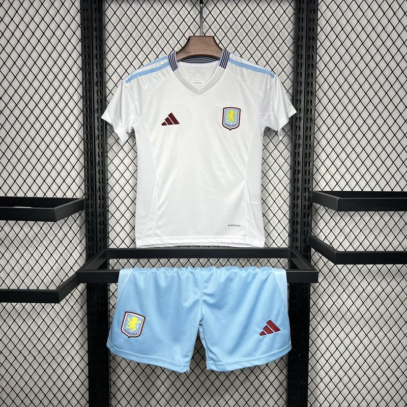 Aston Villa Football Jersey Away Kids Kit Jersey+Shorts 2024/25 - sinoshirt