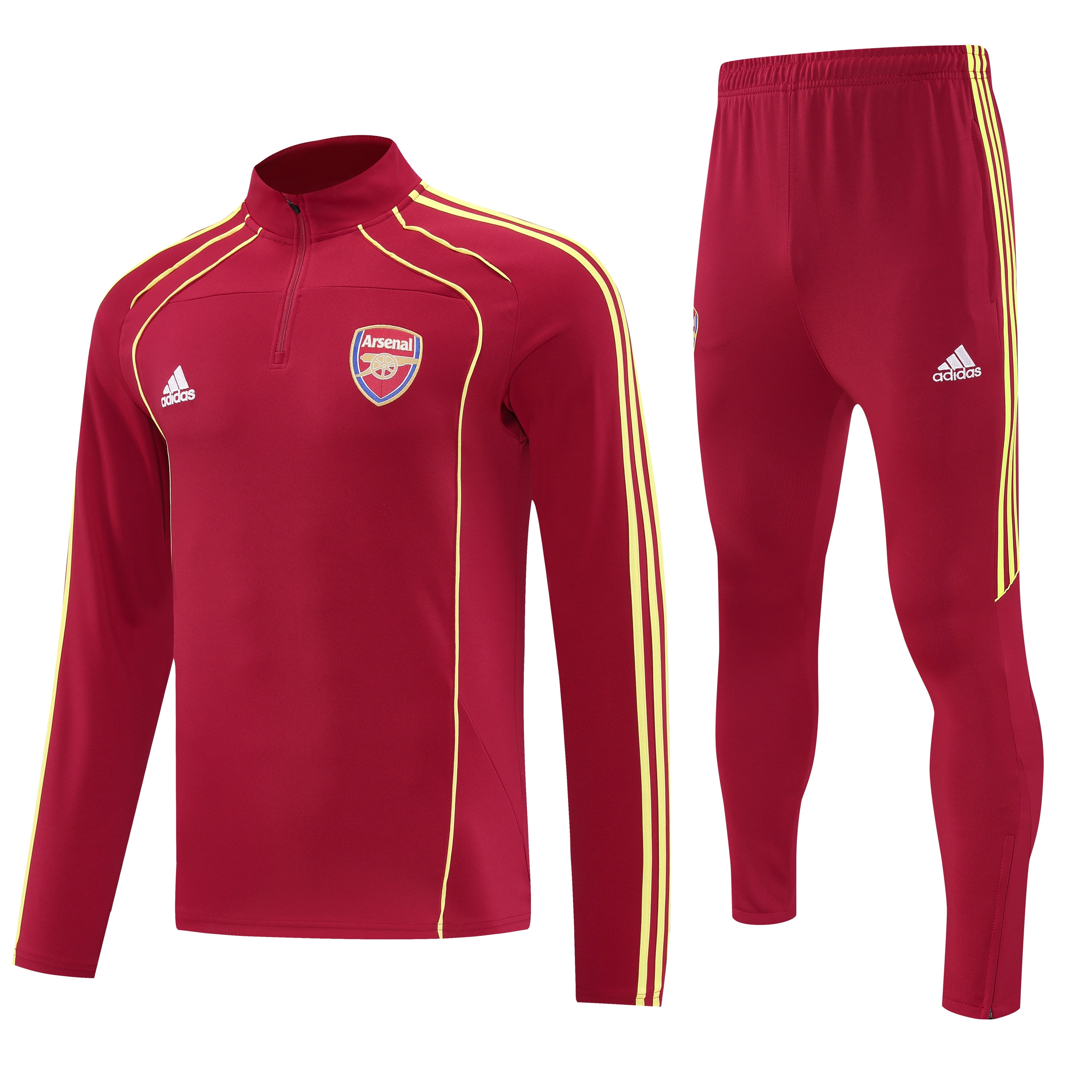 Arsenal Authentic Training Kit (Sweatshirt+Pants) Red 2025/26 - Player Version - sinoshirt