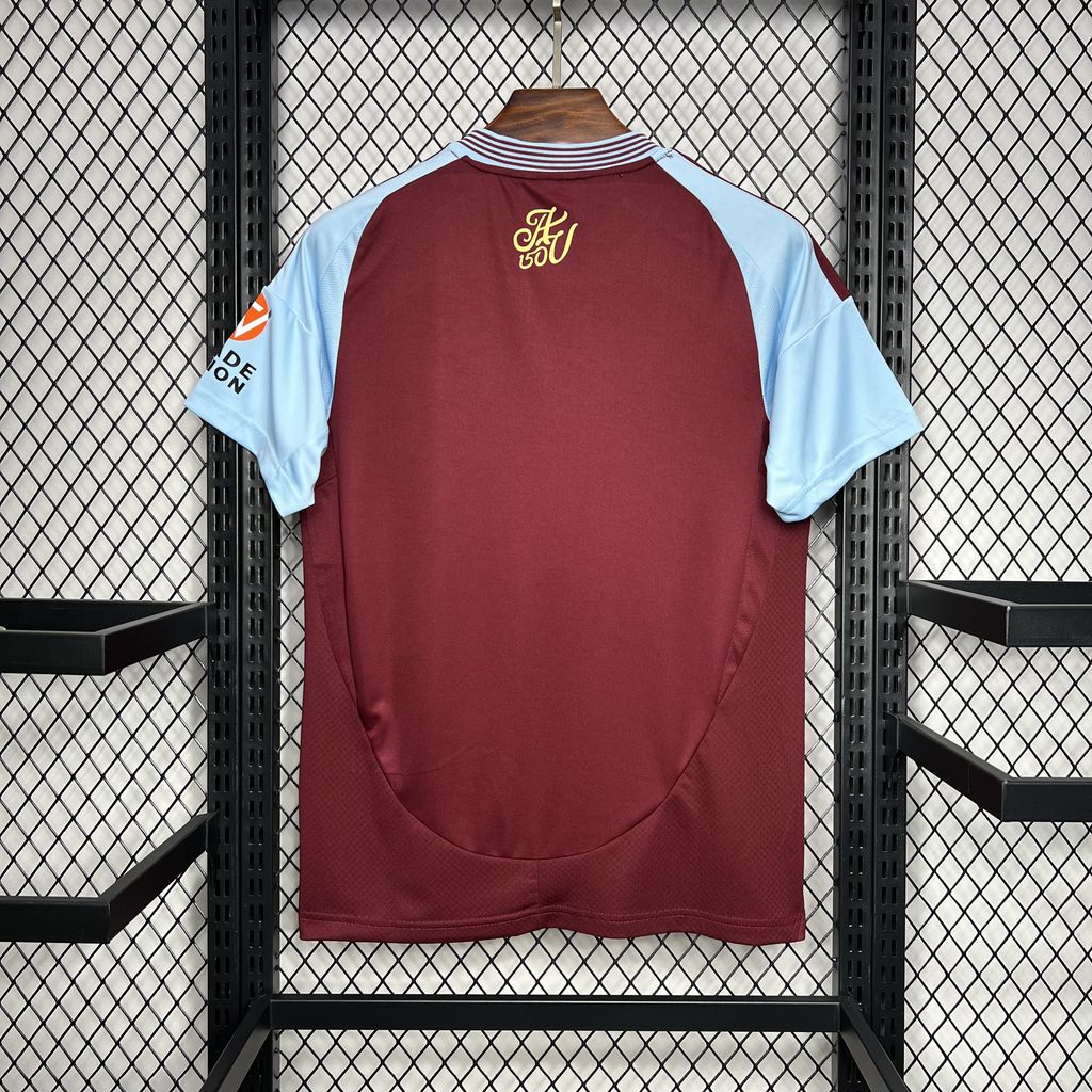 Aston Villa Football Jersey Home Custom Shirt 2024/25 - sinoshirt