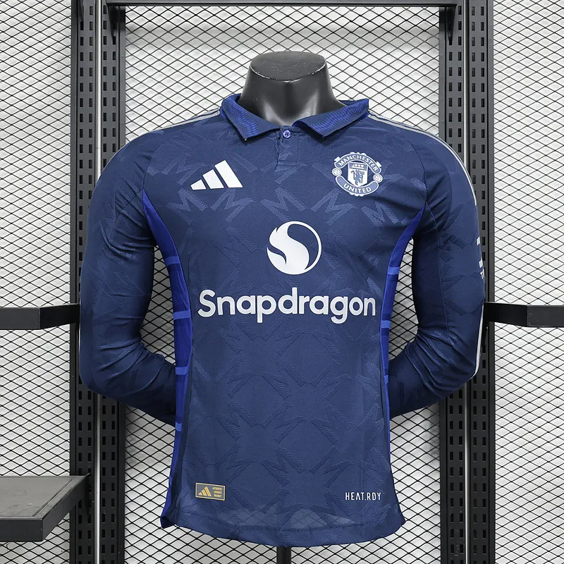 Manchester United Authentic Away Long Sleeve Football Jersey Shirt 2024/25 - sinoshirt