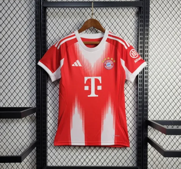 Bayern Munich Soccer Jersey Home Women's Shirt 2025/26 - sinoshirt