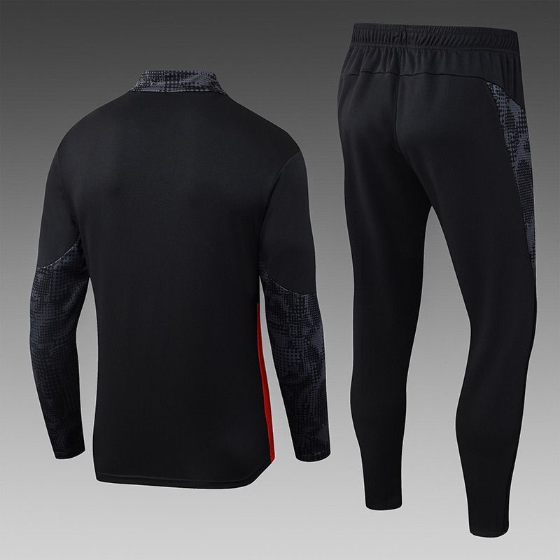 AC Milan Training Kit (Sweatshirt+Pants) Black 2025/26 - sinoshirt
