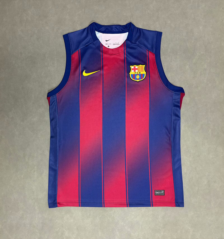 Barcelona Home Soccer Jersey Custom Vest 2025/26 - sinoshirt